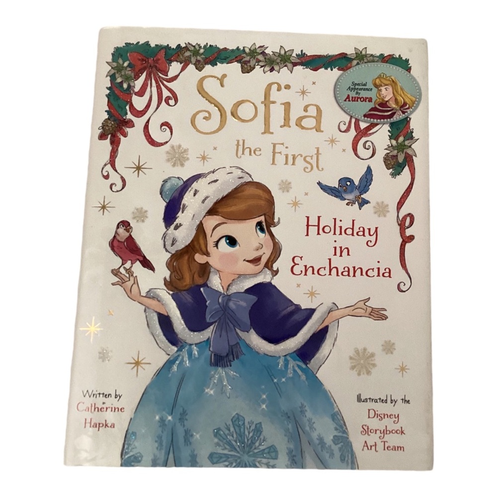 Sofia The First Holiday In Enchancia Hardback Book by Catherine Hapka .